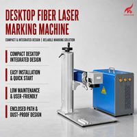 Marqueur laser à fibre refroidi par air de type split CKMACHINE pour le marquage de plaques métalliques dans les petites ateliers de travail du métal à démarrer.