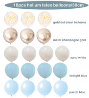 Garçon 1er anniversaire fête joyeux anniversaire bannière dessin animé voiture avion 1 feuille ballons cadeau bleu Beige Latex confettis ballons jouet décor