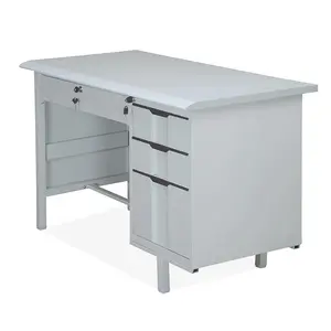 furniture steel moden storage professional home computer custom adjustable table teacher under drawer l legs metal office desk