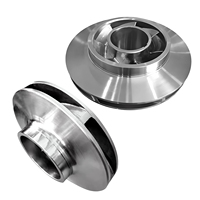 Turbine de pompe fermée de précision en acier inoxydable 304 résistant à la corrosion, fabrication OEM par fonderie de précision