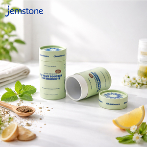 Emballage en tube de carton kraft écologique personnalisé pour capsules de matcha, boîte cadeau en tube de carton, emballage en tube de papier pour café et thé - Product Image 6