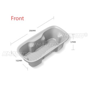 Car Water Cup Holder For Xiaomi SU7 Interior Accessories Double Hole Center <b>Console</b> Skid Proof Waterproof - Product Image 6