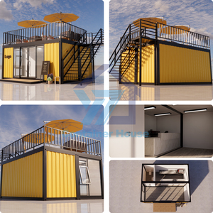 Tienda Contenedor Desmontable Personalizada, Moderna Tienda Móvil con Terraza, Cafetería, Bar, Espacio Comercial para Calle Comercial - Product Image 2