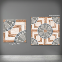 Carreaux de céramique rustiques 16x16, 40x40 cm, carreaux de sol en porcelaine pour extérieur, parking, sol, finition mate résistante, pour salle de bain, meilleur prix en Inde