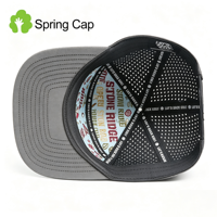 Casquette Snapback Personnalisée avec Broderie Point de Chaînette, Patch en Caoutchouc PVC Imperméable pour Pickleball, Casquette Performance Flottante pour Hommes, gorras