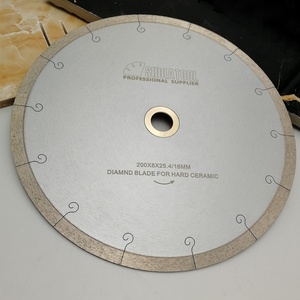 Disco diamantato a bordo continuo pressato a caldo da 200/250/300/350mm per <span class=keywords><strong>taglio</strong></span> piastrelle, marmo e porcellana - Lama a uncino - Product Image 2