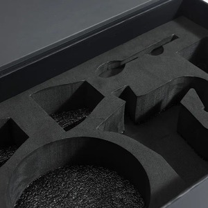 Biểu Tượng Tùy Chỉnh Có Thể Tái Chế Nhà Máy Tùy Chỉnh Sang Trọng Lật Top Tông Màu Đen Giấy Từ Hộp Quà Tặng Bao Bì Với Chèn - Product Image 2