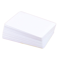 Carte d'identité en papier imperméable personnalisable à faible coût, RFID NFC ISO 13,56 MHz, PVC, pour employés, étudiants, hôtels, permis de conduire, impression photo