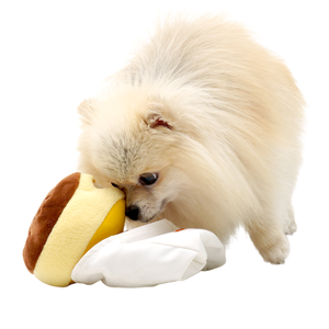 Üretici toptan yeni ekmek şekilli köpek peluş oyuncaklar interaktif eğitim <span class=keywords><strong>Pet</strong></span> çiğnemek oyuncaklar - Product Image 3