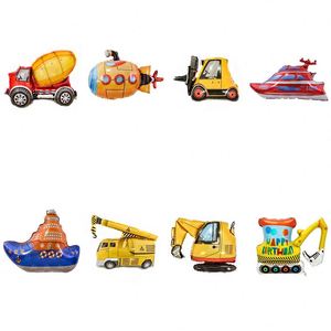 Vehicle Car Theme Boy Birthday Party Supplies and <b>Decoration</b> <b>Balloon</b> for Schulkind Foil Helium <b>Balloons</b> - Product Image 1