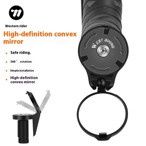 WEST BIKING-Miroir <span class=keywords><strong>de</strong></span> <span class=keywords><strong>guidon</strong></span> convexe <span class=keywords><strong>pour</strong></span> vélo <span class=keywords><strong>de</strong></span> route et <span class=keywords><strong>de</strong></span> montagne-Accessoires <span class=keywords><strong>de</strong></span> sécurité - Product Image 5