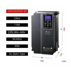 อินเวอร์เตอร์ CP2000 รุ่นดั้งเดิม ความถี่ AC380V-460V VFD550CP43L-00 55KW VFD750CP43L-00 75KW VFD900CP43L-00 90KW ราคาถูก ของแท้ 100% - Product Image 2