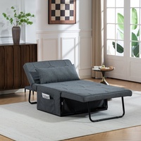 Canapé-lit convertible moderne à une place, fauteuil inclinable