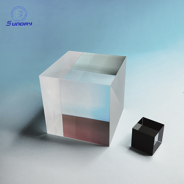 Optical Glass Prism or Polarization Cube Prism Beamsplitter / Polarization Beam Splitter