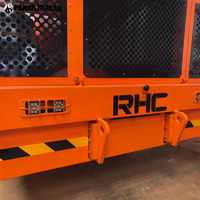 Porte-croûtes OEM personnalisé à châssis en U, hydraulique, à moteur diesel, avec châssis en acier haute résistance et basculement à 180 degrés pour croûtes de fonderie