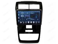 Kit de garniture de panneau de navigation automobile, style fibre de carbone noir brillant, adapté aux systèmes GPS de voiture Toyota Avanza 2019-2021
