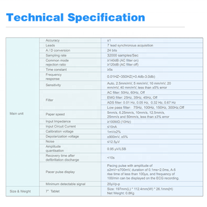 Holter màn hình con chó kỹ thuật số di động 12 kênh thú y ECG Màn hình máy cho động vật - Product Image 6