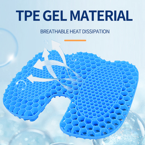 कार्यालय की कुर्सी कार सीट के लिए नई डिजाइन आराम नरम वर्ग मधुकंघी अंडे जेल सीट कुशन जेल सिटर - Product Image 4