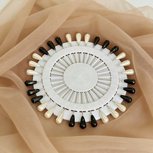 Épingles à <span class=keywords><strong>hijab</strong></span> en forme de goutte d'eau, pinces de fixation colorées, foulards, hijabs, aiguilles de fixation, broches, colliers, etc. 30 pièces - Product Image 4