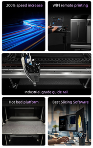 Nueva <span class=keywords><strong>Impresora</strong></span> 3D FDM de Gran Formato de Grado Industrial, Prototipado de Alta Precisión con 1 Año de Garantía, Conectividad USB/Wifi - Product Image 2