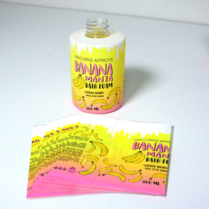 Botella de manga retráctil impresa Etiqueta de envoltura retráctil personalizada Botella de embalaje de bebidas de jugo Etiqueta termorretráctil - Product Image 5