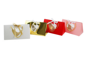 Scatole Regalo in Carta con <span class=keywords><strong>Design</strong></span> a Cuore per San Valentino, con Finestra, Corda e Nastri, per Matrimoni e Feste - Product Image 3