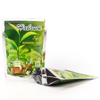 Sac d'emballage de thé debout imprimé personnalisé emballage de sachet de thé doypack avec fermeture à glissière
