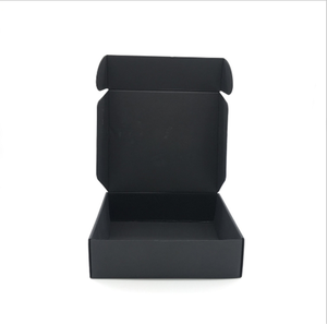 Black Aircraft Corrugated <strong>Boot</strong> <strong>Box</strong> Kraft Paper Folding Trinket Kraft Paper Carton <strong>Box</strong> for Packaging - Product Image 1
