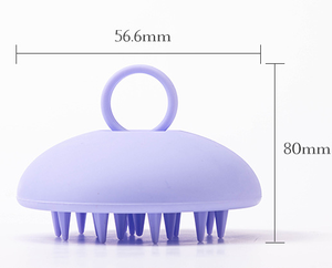 New Silicone Shampoo <b>Brush</b> for Hair & Scalp Baby Bath <b>Brush</b>, Deep Clean Comb, Soft Massage Hair <b>Brush</b> for All - Product Image 2