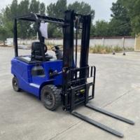 Kostenloser Versand CE/ISO-Zertifizierter Elektro-Gabelstapler Hochwertiger 1-Tonnen-Mini-Gabelstapler AC-Motor 4WD Vollgummireifen Direkt ab Werk