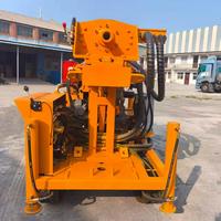 Machine de forage de puits d'eau sur chenilles, plus puissante, pour forage jusqu'à 300m