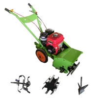 Nouvelle désherbeuse à essence puissante avec moteur 220V et moteur à essence, haute productivité, démarrage manuel pour le désherbage des vergers et des champs de maïs