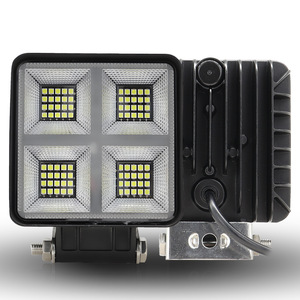 Luz de Trabajo LED Cuadrada de 4 Pulgadas, 80 LED, 12-24V CC, Reflector para Vehículos Todoterreno, Luz Blanca - Product Image 3