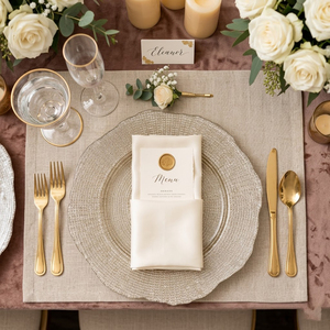 Assiette de présentation ronde texturée en verre or champagne de 13 pouces, bord ondulé irrégulier, pour décoration de table de mariage, vente en gros - Product Image 1