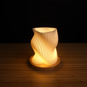 Sls 3D Printing Service Voor Moderne Tafellamp Unieke Home Decor En Abstracte Verlichting - Product Image 1