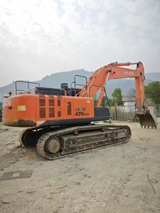 Excavadora Usada Hitachi Zaxis 470LCH con Motor Cummins, 45 Toneladas, Naranja, Montada sobre Orugas, Equipo de Construcción - Product Image 5