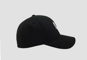 Gorra de Béisbol Negra de 6 Paneles, Personalizada con Bordado 3D Blanco, de Alta Calidad, Estilo Vintage, para Uso Diario, Fabricada en Vietnam - Product Image 4