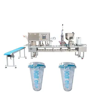 Automatische Beker Vul-En Sluitmachine Mineraalwater Beker Vulling Sluitmachine Voorgevulde Communion Cup Verpakkingsmachine