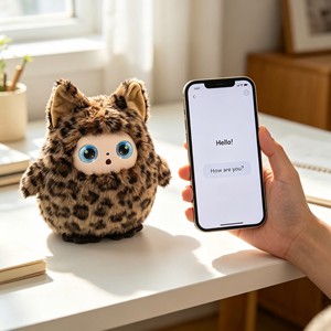 Jouet en peluche géant interactif JXLDD-01 avec intelligence artificielle, compagnon parlant multilingue avec retour d'émotion, OEM ODM - Product Image 3