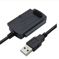 Cable Adaptador USB 2.0 3 en 1 SATA/PATA/IDE de 2.5/3.5 Pulgadas para Unidades de Estado Sólido, 0.2m, Plástico, para Computadoras
