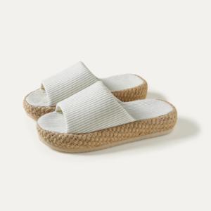 Chaussons de haute qualité 2025 pour femmes et hommes, à talon, bout rond arabe, en velours côtelé, doux et moelleux, pour la maison, hiver et été, grandes tailles - Product Image 1