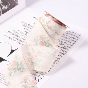 Cinta Decorativa Vintage de Alta Calidad con Estampado Floral de 4cm/5cm, para Vestidos, Prendas y Lazos para el Cabello, 10 Yardas/Rollo - Product Image 4