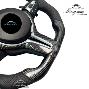 Volante Deportivo Negro en Forma de T con Botones, Compatible con <span class=keywords><strong>BMW</strong></span> F10 F30 E60 E90 F35 F22 F32 X2 X3 X4 X5 X6 M1 M2 M3 M4 M5 M6 - Product Image 3