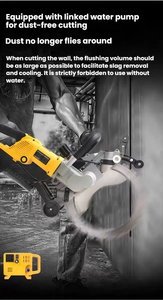 Coupe-béton électrique de type AC8400, <span class=keywords><strong>machine</strong></span> à découper les murs, 5000W, 220V, scie circulaire pour béton, briques, décoration, coupe de 290 mm - Product Image 6