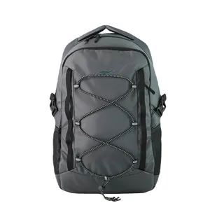 Haslor 2024 leve mochila exterior dos homens moda Drawstring Design 900D Nylon saco dos homens