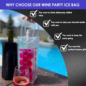 Cao Cấp Nylon Cách Điện 12L Nhiệt Rượu Vang Mát Tay Áo Hình Vuông Với Gel Cho Rượu Sâm Banh & Rượu Vang Lưu Trữ Cho Các Bên - Product Image 4