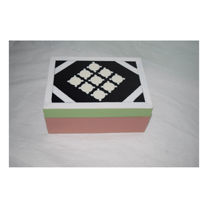 Quality Assured Eco-Friendly Multifunction Wooden Resin <b>Boxes</b> Rectangle Shape <b>Vintage</b> Design Handmade 100% Polished Surface 5kg - Product Image 1