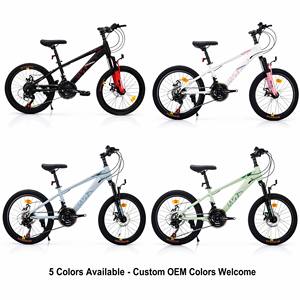 <span class=keywords><strong>Bicicleta</strong></span> de Montaña para Niños de 21 Velocidades, 20 Pulgadas, Frenos de Disco, Suspensión Delantera, 5 Colores, Pedido de Muestra de Fábrica OEM - Product Image 3