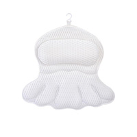 Weihang Oreiller de baignoire en maille 3D papillon lavable en machine écologique avec ventouse Coussin de spa Livraison directe transfrontalière