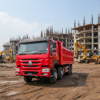 Самосвал SINOTRUK HOWO 8x4, 371 л.с., 12 колес, 25 куб.м., U-образный кузов, цена FOB от завода для Африки, для горнодобывающей промышленности и строительства